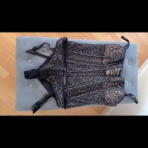 Chantal Thomass corset 34C and string size M